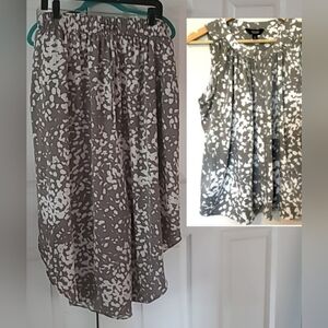 Vera Wang Top/Skirt Set
